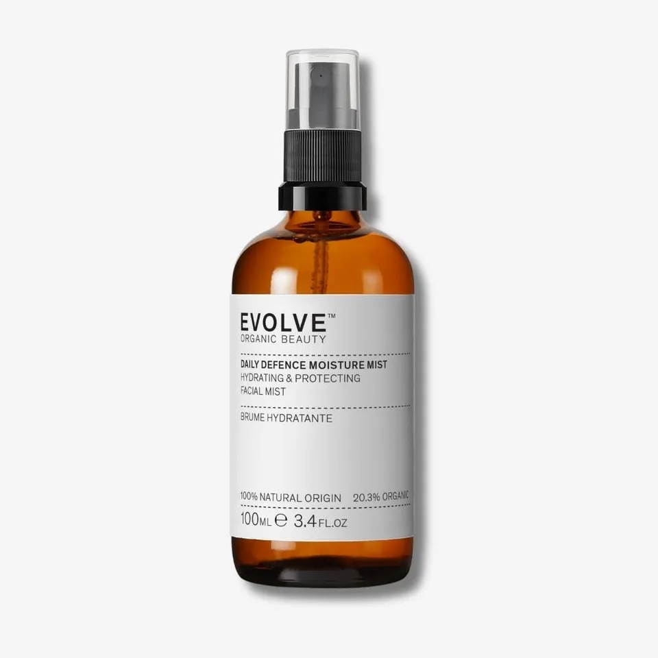 Evolve Daily Defence Moisture Mist Gesichtsspray Full Size mit Pumpe