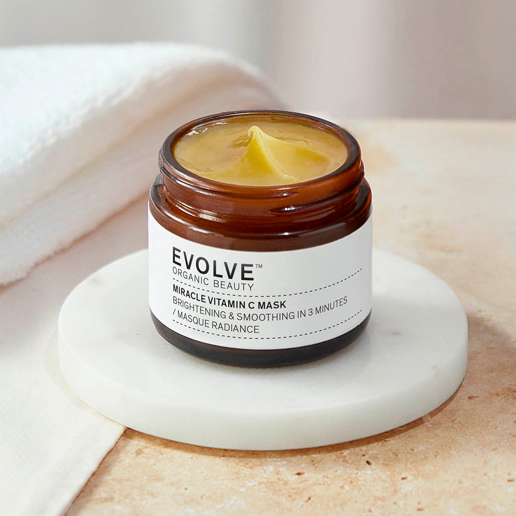 Evolve Organic Beauty Miracle Vitamin C AHA Gesichtsmaske Glow