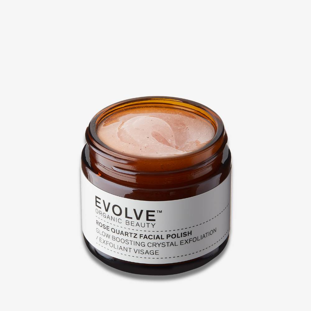 Evolve Organic Beauty Rose Quartz Gesichtspeeling 60 ml Bio