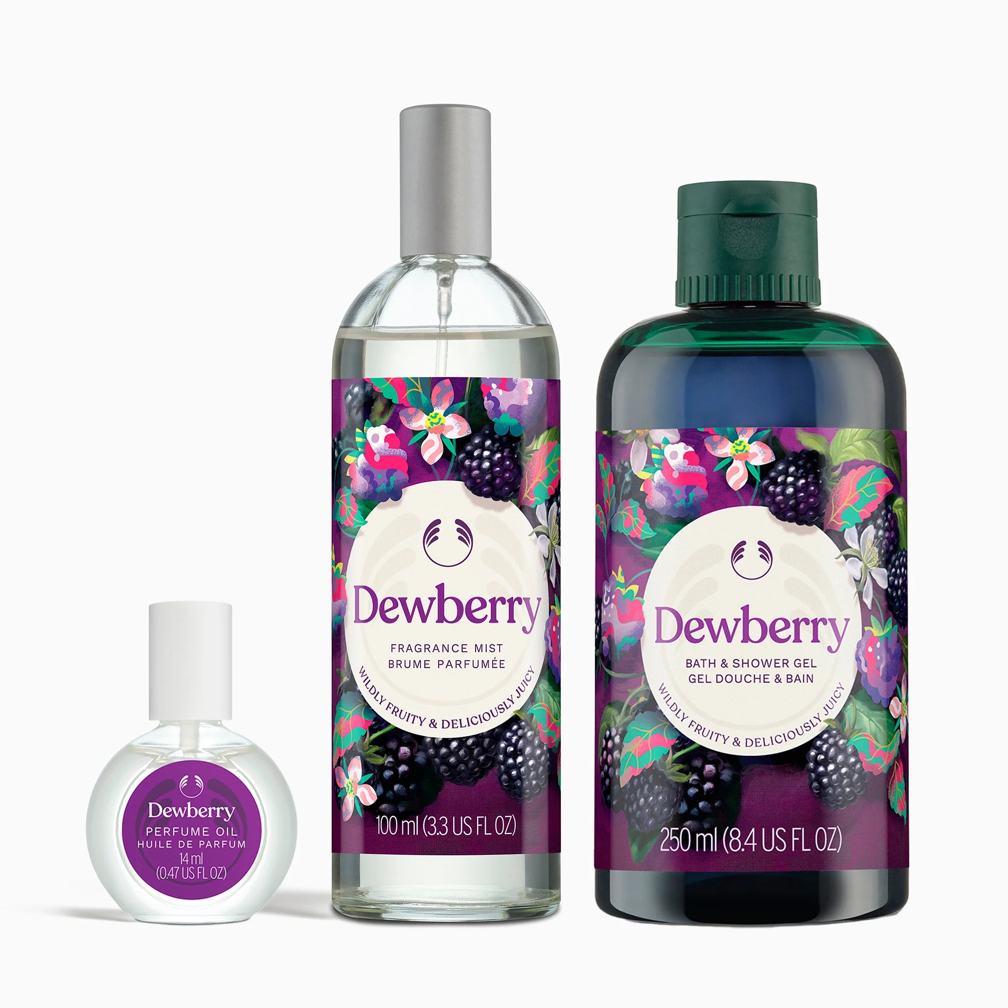 The Body Shop Dewberry Fragrance Collection 3-teilig fruchtig