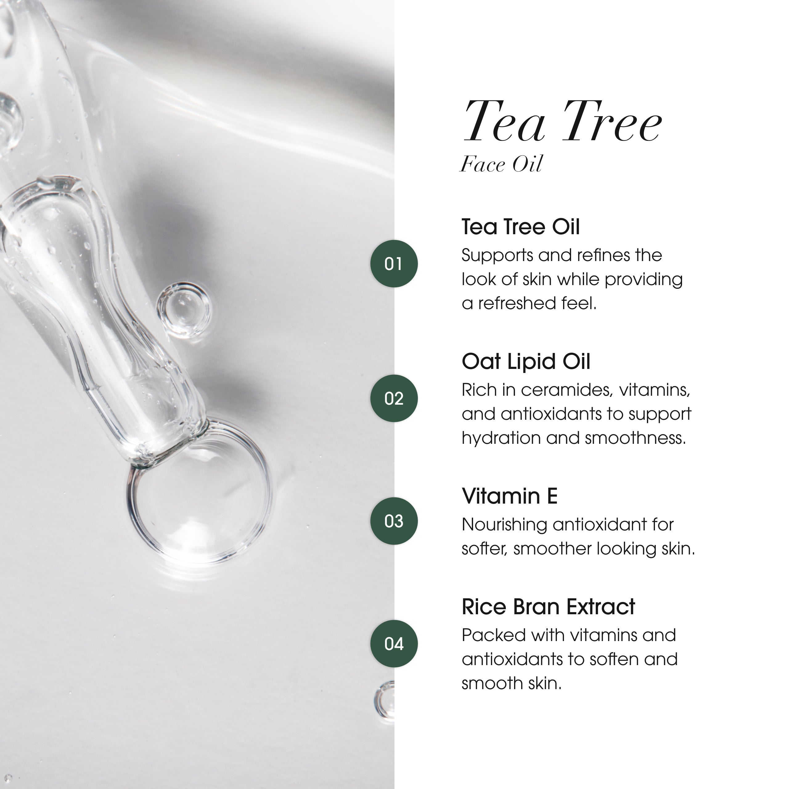 Advanced Clinicals Tea Tree Face Oil Gesichtsöl Teebaum Poren