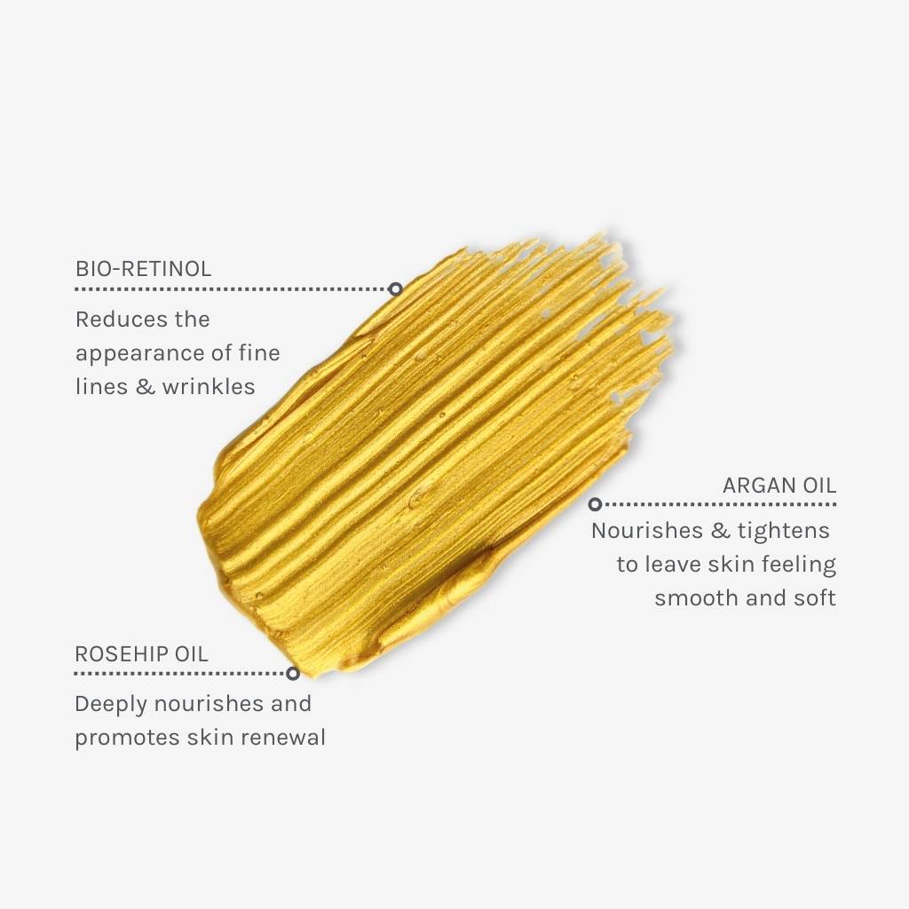 Evolve Bio-Retinol Gold Face Mask Gesichtsmaske Supersize Falten