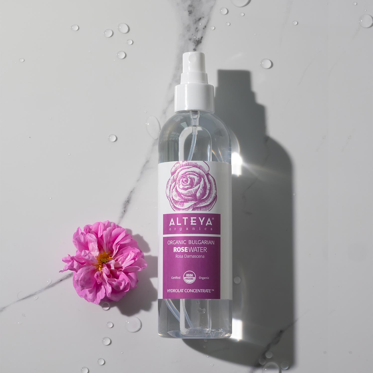 Alteya Organic Rose Waters Rosenwasser Spray 250 ml bio