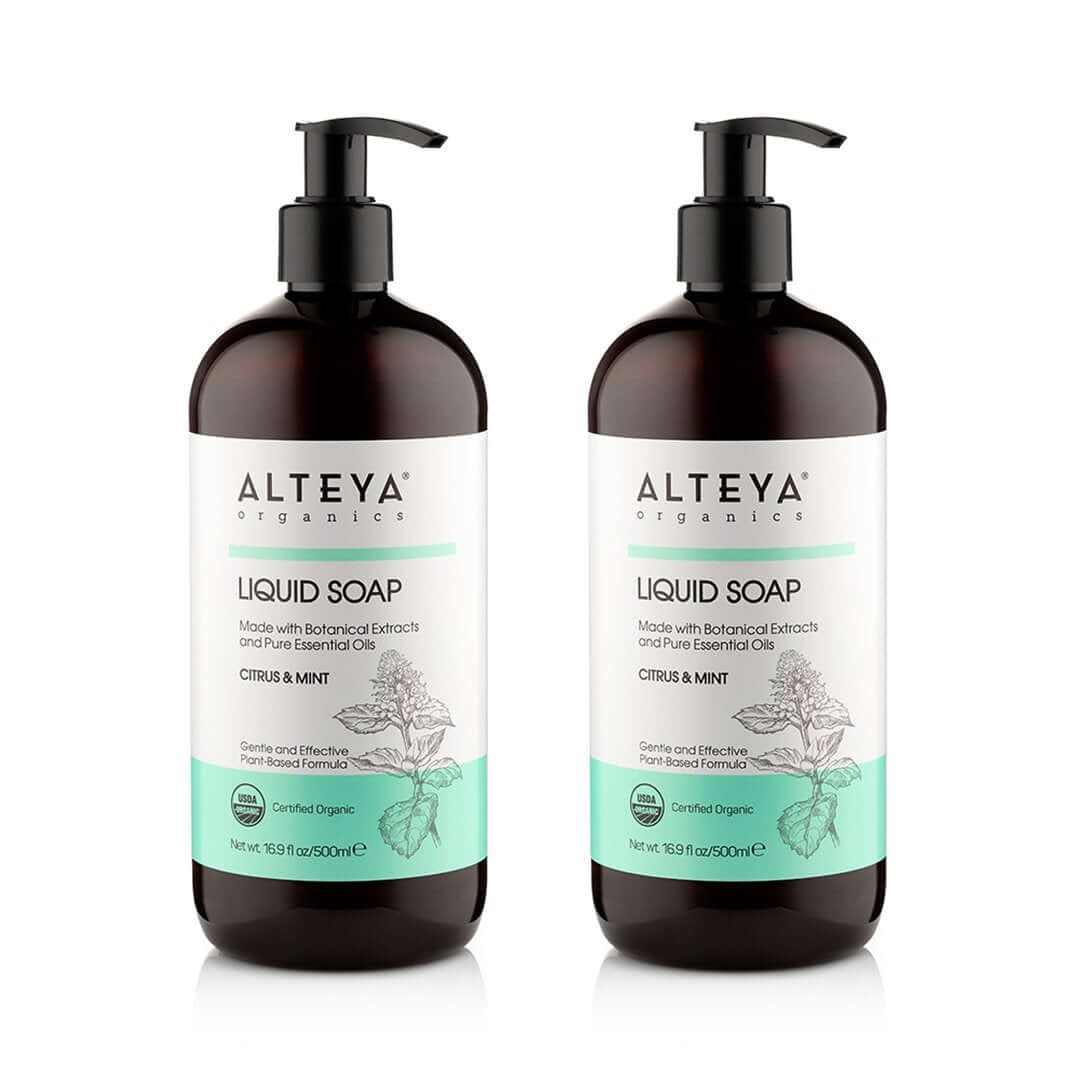 Alteya Flüssigseife Citrus Mint Bio 30 ml Hand