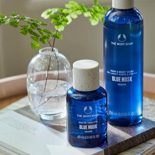 The Body Shop Blue Musk Hair & Body Wash 250 ml Moschus