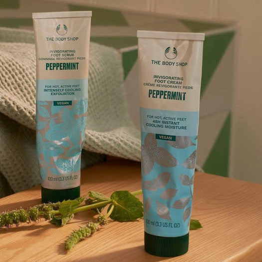 The Body Shop Peppermint Fußcreme Fußpflege 100 ml kühlend