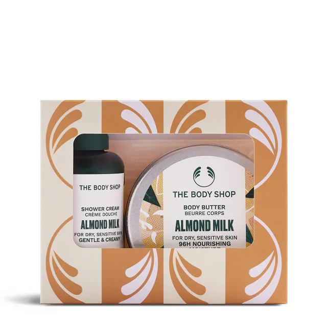 The Body Shop Almond Milk Treats Geschenkset Mandelmilch 2-teilig