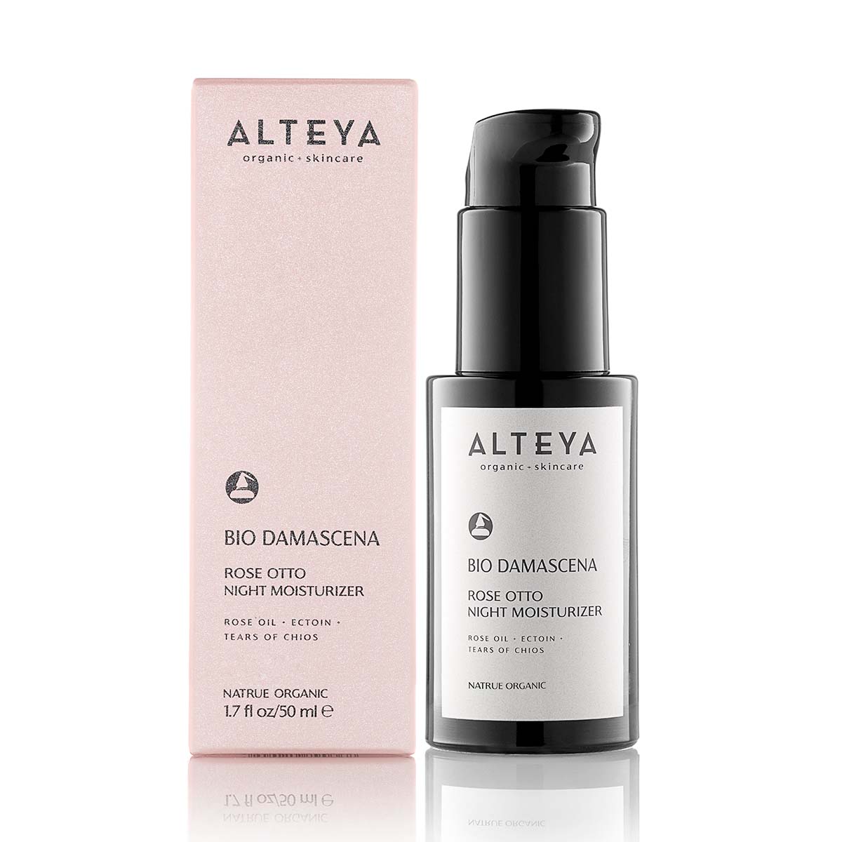 Alteya Bio Damascena Rose Otto Nachtcreme sensible Haut
