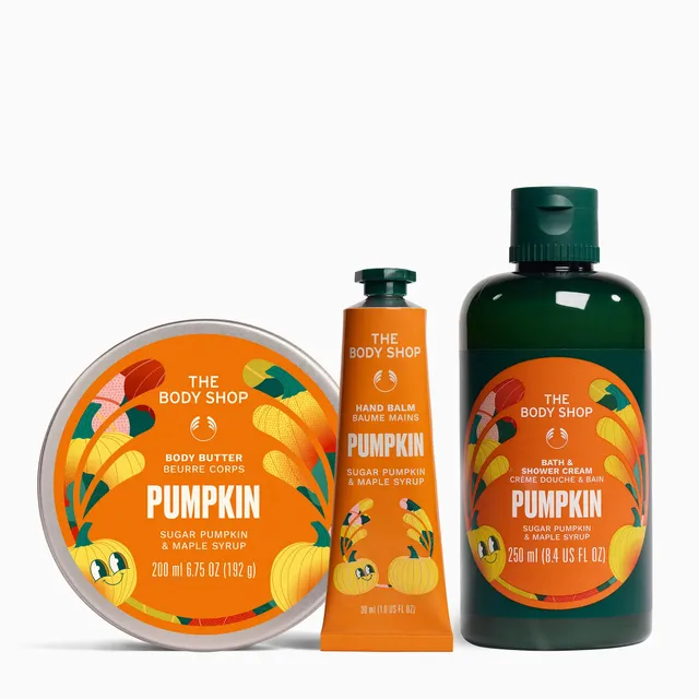 The Body Shop Pumpkin Body Care Collection Geschenkset Kürbis