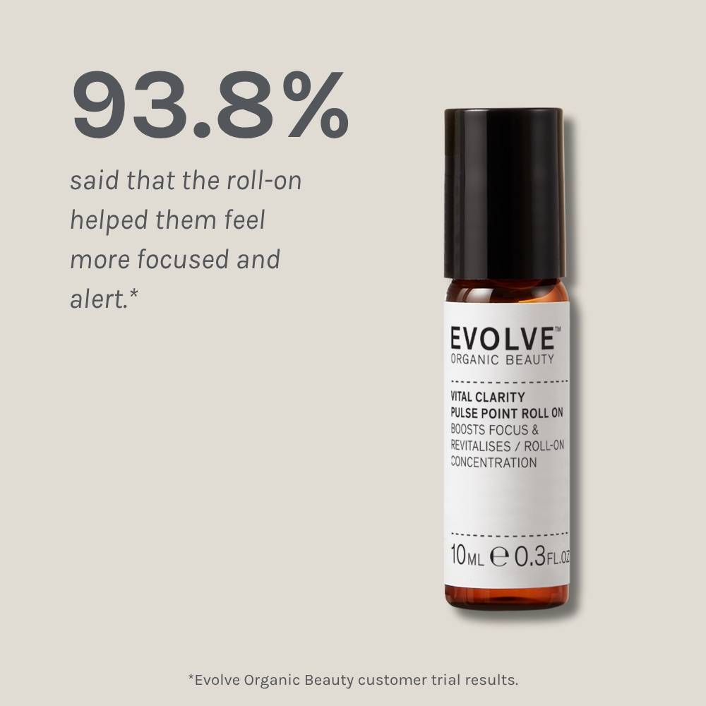 Evolve Organic Beauty Vital Clarity Pulse Point Roll-On Fokus