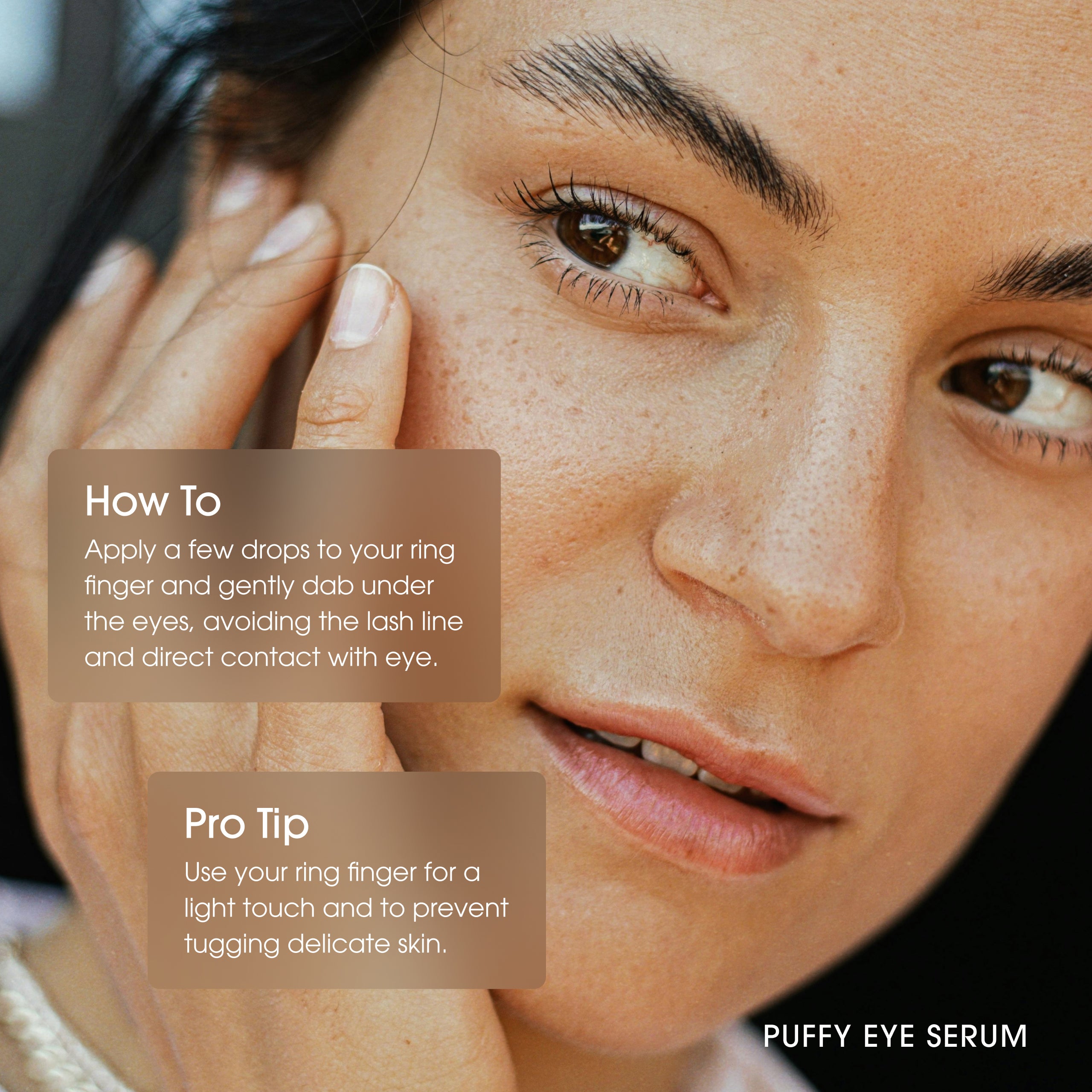 Advanced Clinicals Puffy Eye Augenserum mit Koffein und Hyaluron