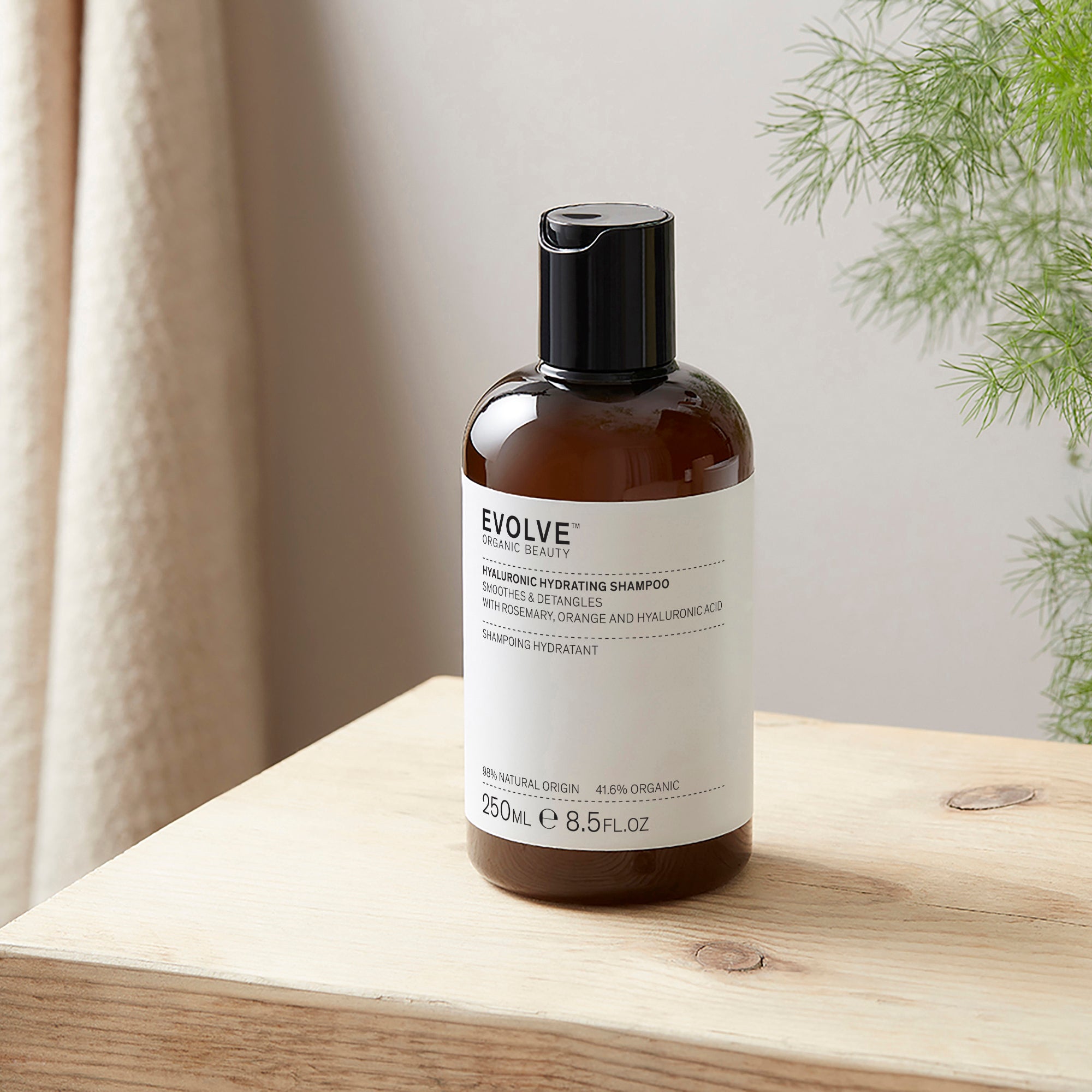 Evolve Organic Shampoo Hyaluronic Hydrating Shampoo Reisegröße