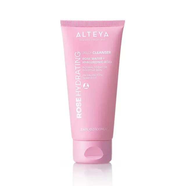 Alteya Pure Rose Hydrating Jelly Cleanser Reinigungsgel 100 ml Hyaluron