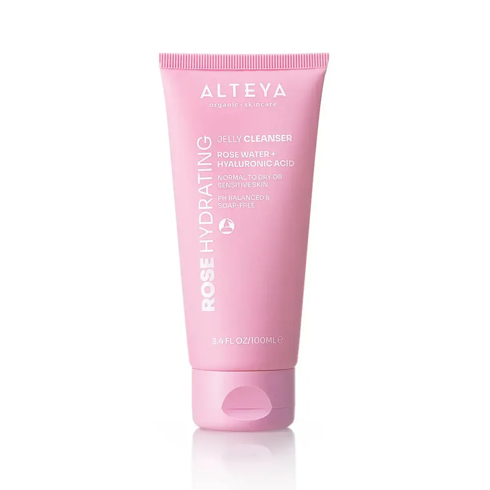 Alteya Pure Rose Hydrating Jelly Cleanser Reinigungsgel 100 ml Hyaluron