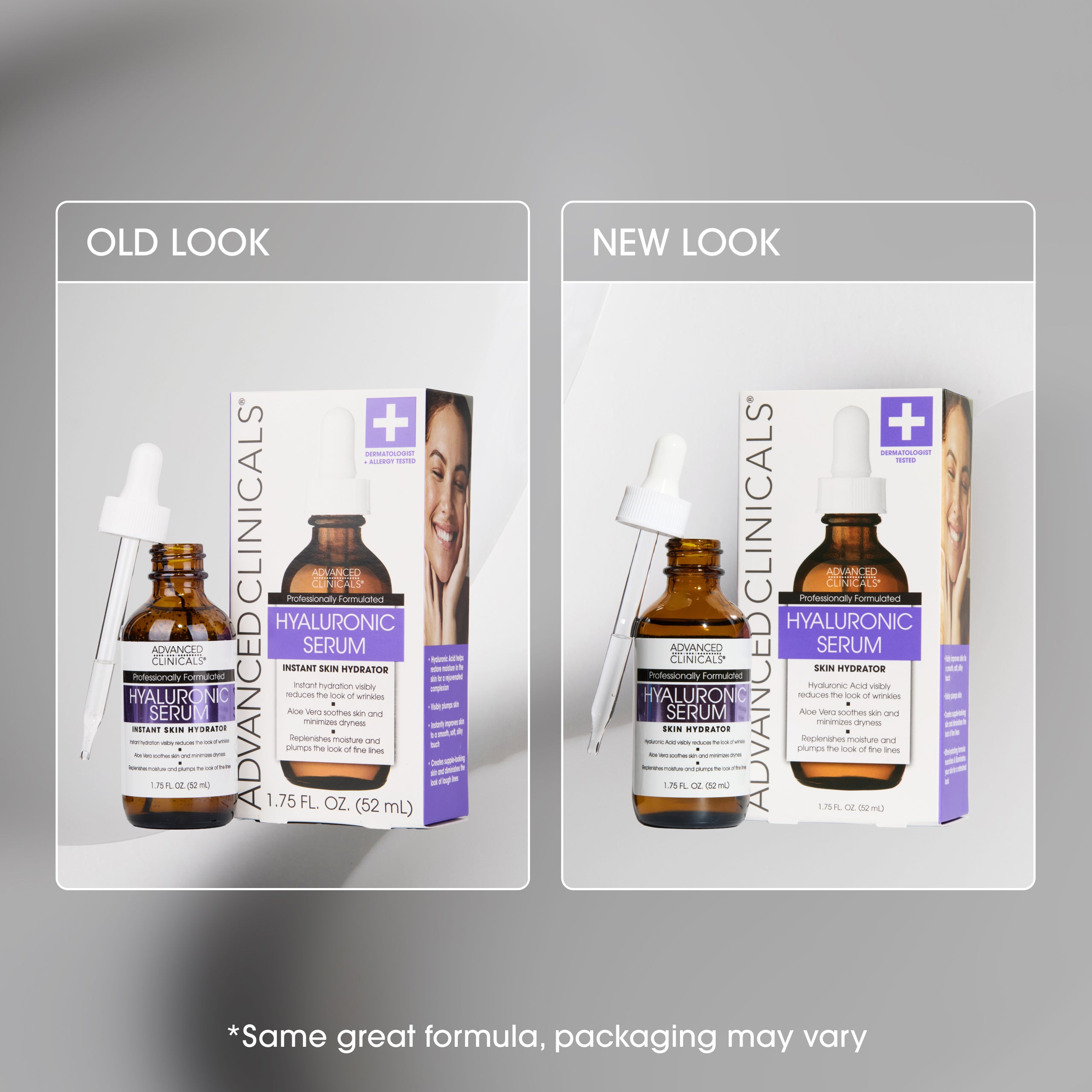 Advanced Clinicals Hyaluronic Acid Gesichtsserum Grüner Tee