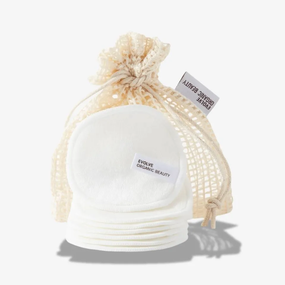 Evolve Organic Beauty Bamboo Pads 7 Stück Abschminkpads