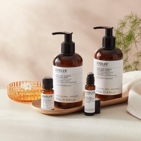 Evolve Joyful Light Energy Ritual Aromaset Wash Lotion Roll-On