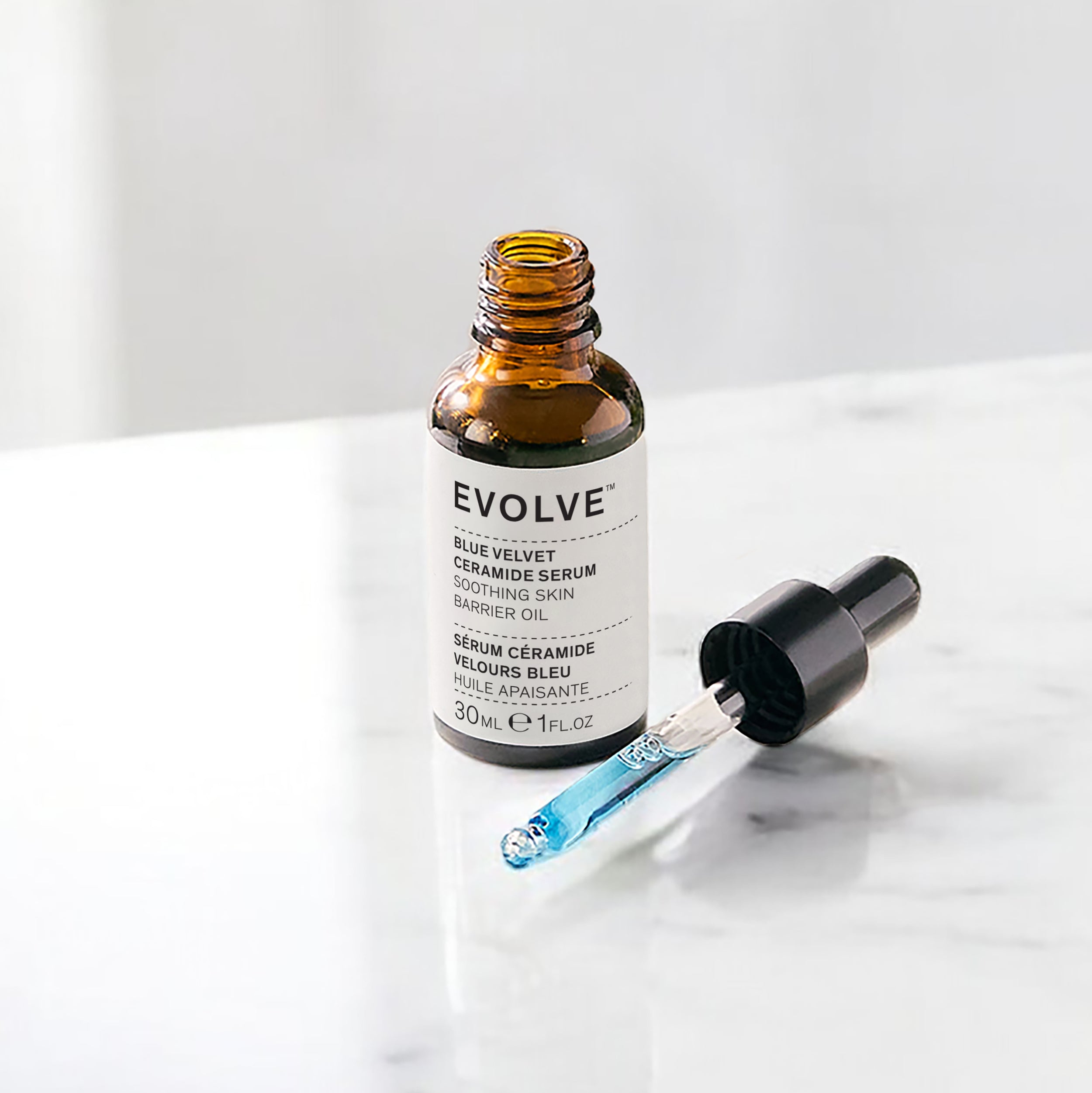 Evolve Blue Velvet Ceramide Serum Gesichtsserum Full Size sensible Haut