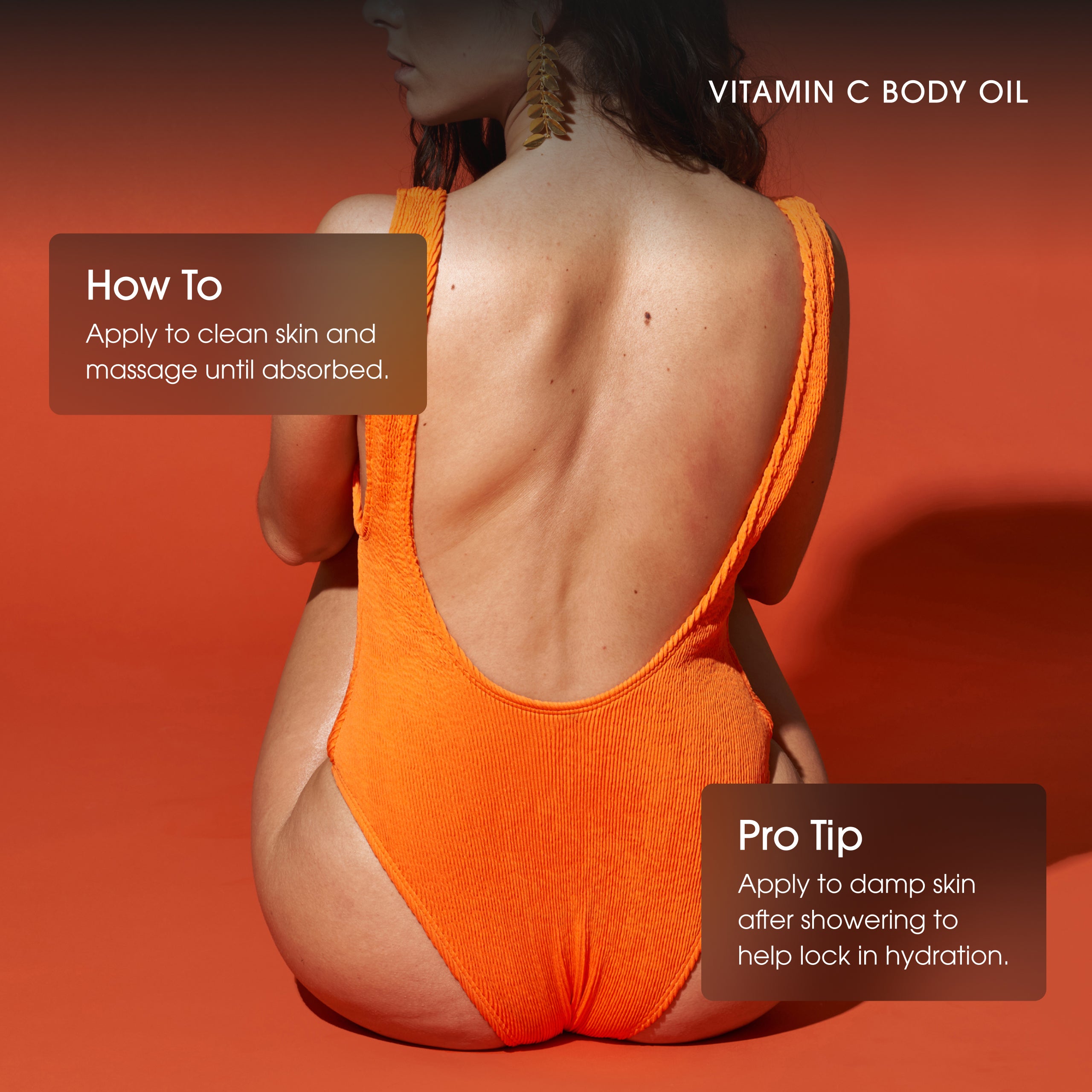 Advanced Clinicals Vitamin C Body Oil Körperöl 3.8 oz Glow