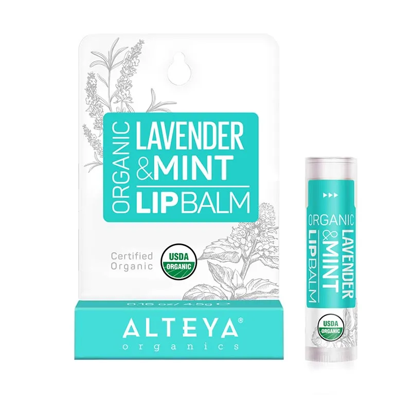Alteya Organics Organic Lip Care Lippenbalsam Lavendel Minze