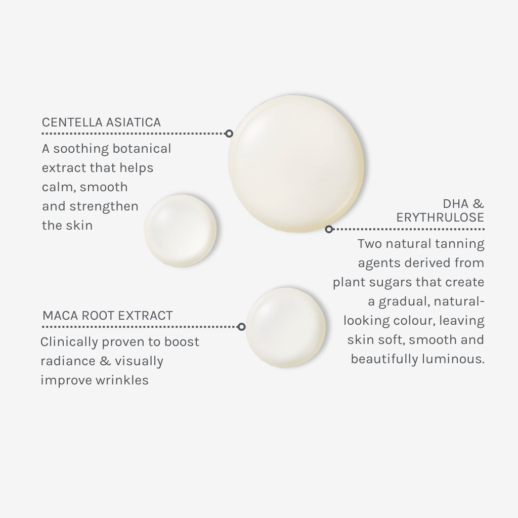 Evolve Sunless Glow Self Tanning Drops Selbstbräuner Gesicht DHA