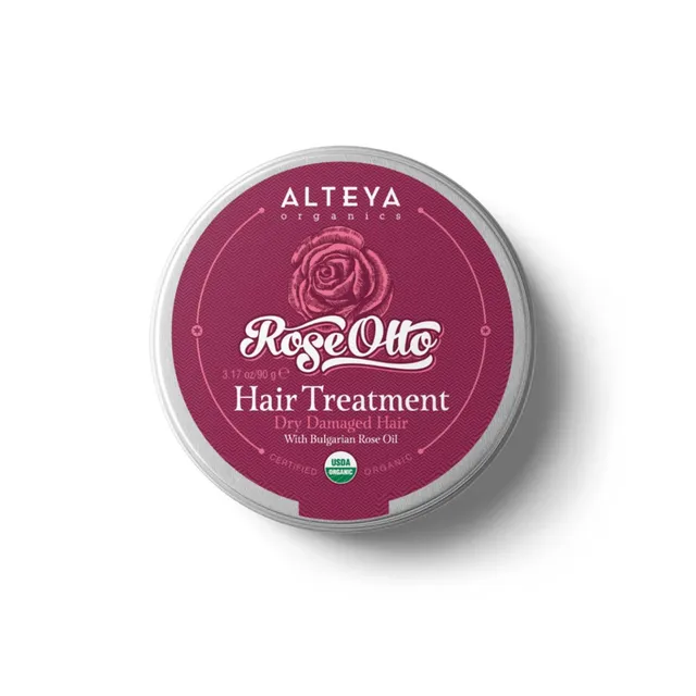 Alteya Organics Rose Otto Haarkur trockenes Haar 30 ml