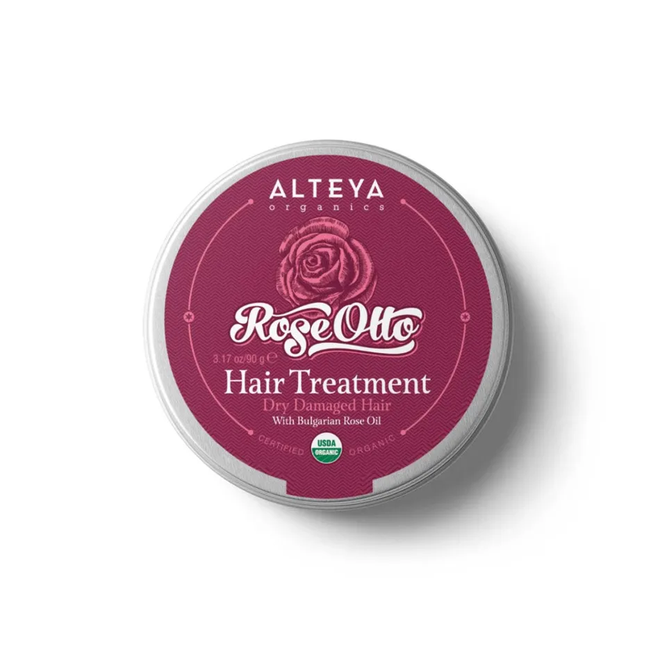 Alteya Organics Rose Otto Haarkur trockenes Haar 30 ml