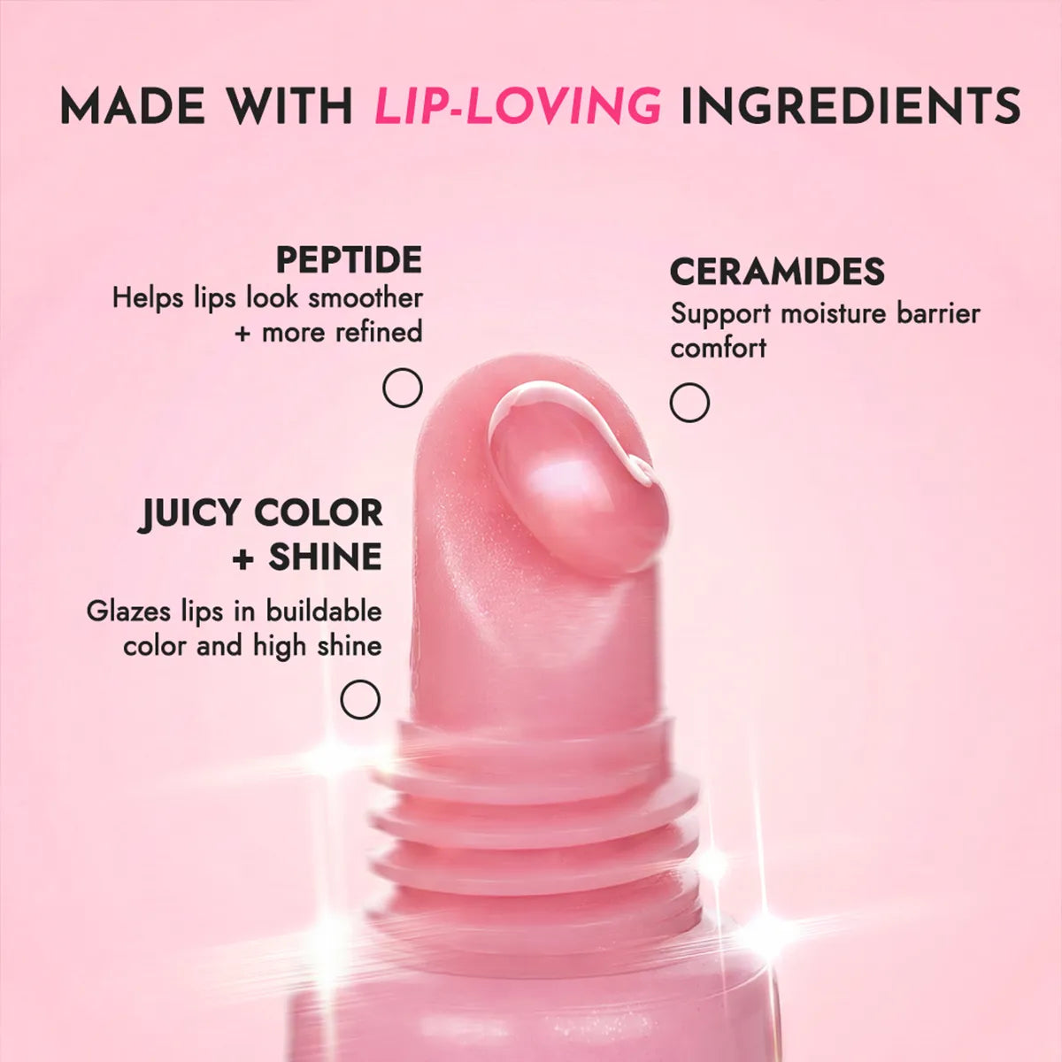 Alteya Organic Lip Care Peptide Lip Tint Gloss Rose Sugar 10 ml