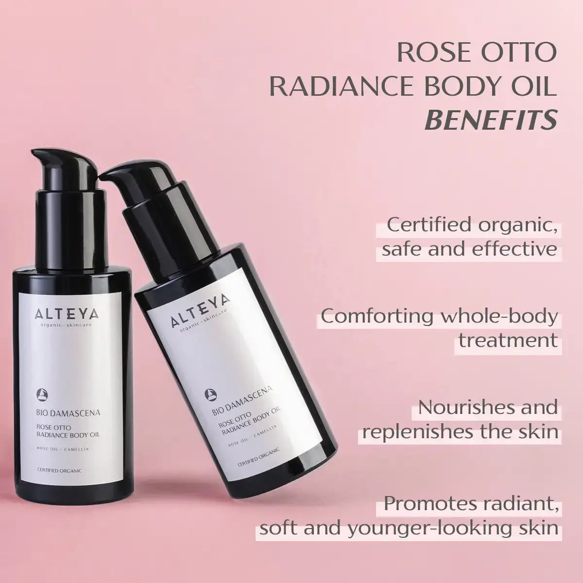 Alteya Organics Bio Damascena Rose Otto Körperöl Rosenöl