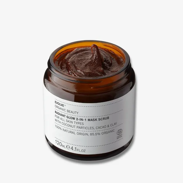 Evolve Radiant Glow 2-in-1 Mask Scrub 120ml Maske