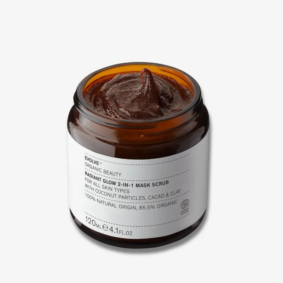 Evolve Radiant Glow 2-in-1 Mask Scrub 120ml Maske