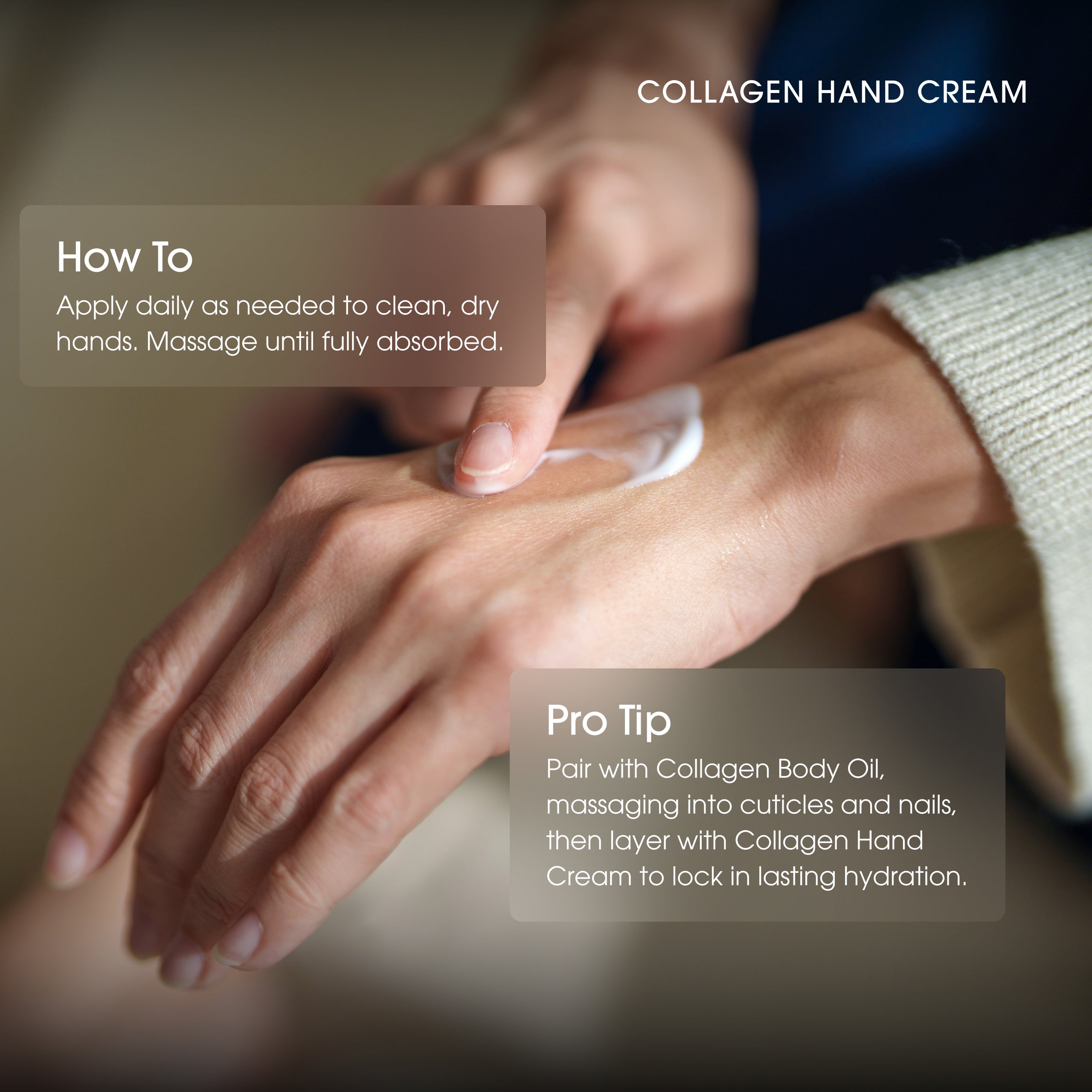Advanced Clinicals Collagen Handcreme Handlotion Sheabutter Aloe