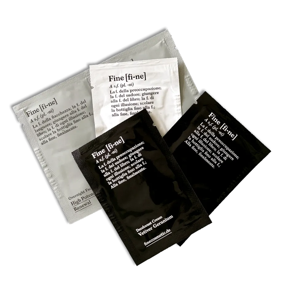 FINE Proben Deocreme 3 ml Vetiver Geranium Sachet