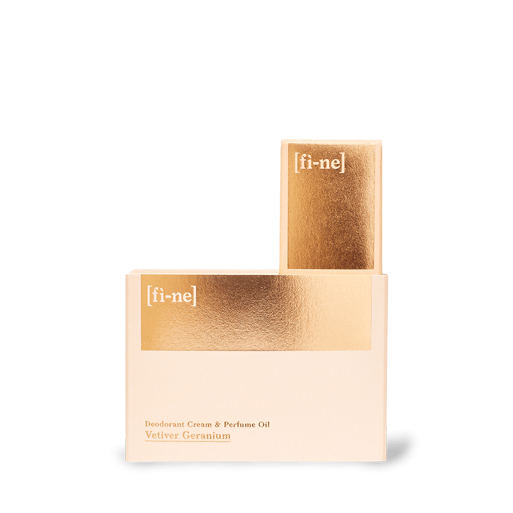 Fine Vetiver Geranium Set Parfümöl 10 ml + Deocreme 30 g