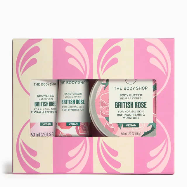 The Body Shop British Rose Mini Geschenkset 3-teilig Rose