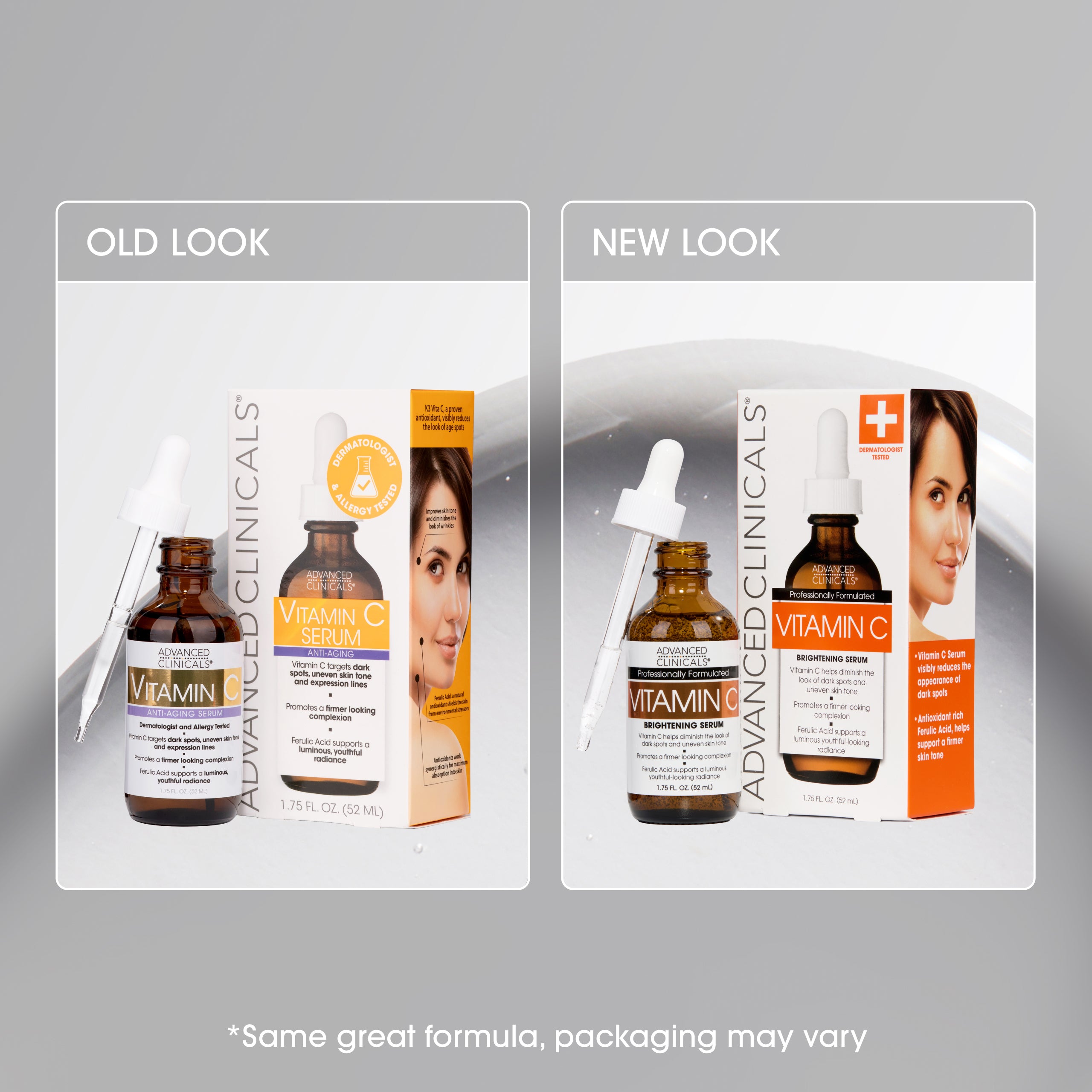 Advanced Clinicals Vitamin C Face Serum Gesichtsserum Glow