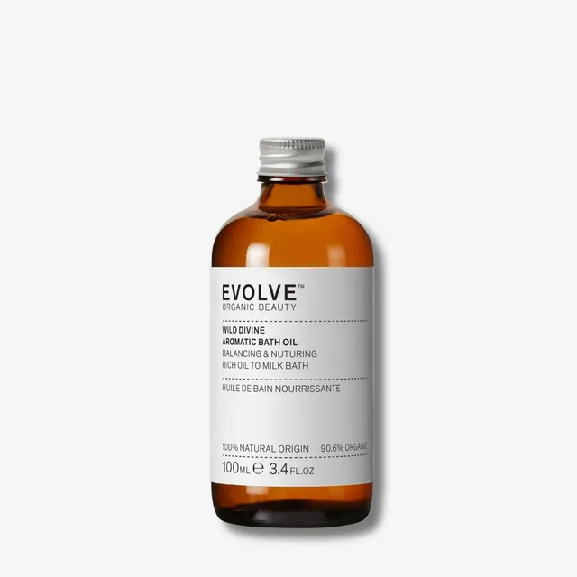 Evolve Organic Beauty Wild Divine Bade- und Duschöl Rose Kakao