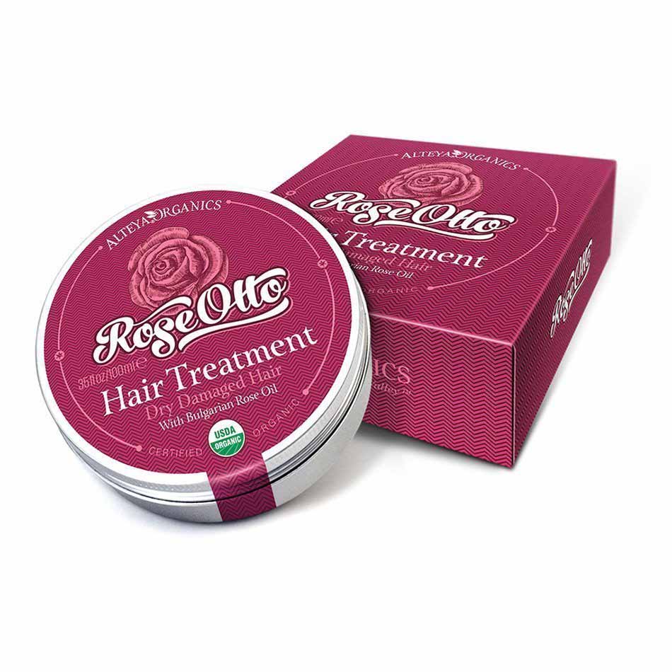 Alteya Organics Rose Otto Haarkur trockenes Haar 30 ml