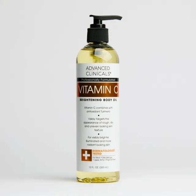 Advanced Clinicals Vitamin C Body Oil Körperöl 3.8 oz Glow