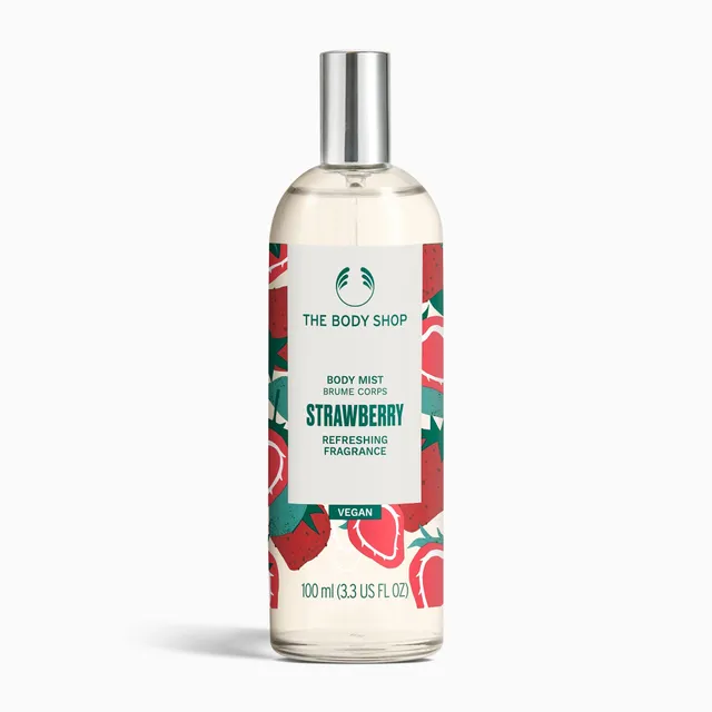 The Body Shop Strawberry Body Mist 100 ml Erdbeere süß