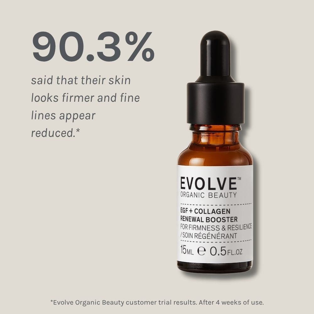 Evolve Organic Face Serums EGF + Collagen Serum trockene Haut