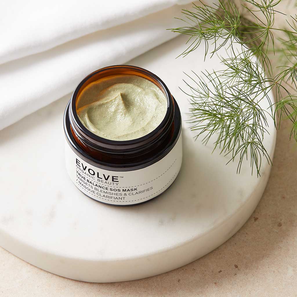 Evolve Organic Beauty True Balance SOS Mask Gesichtsmaske 60ml unreine Haut