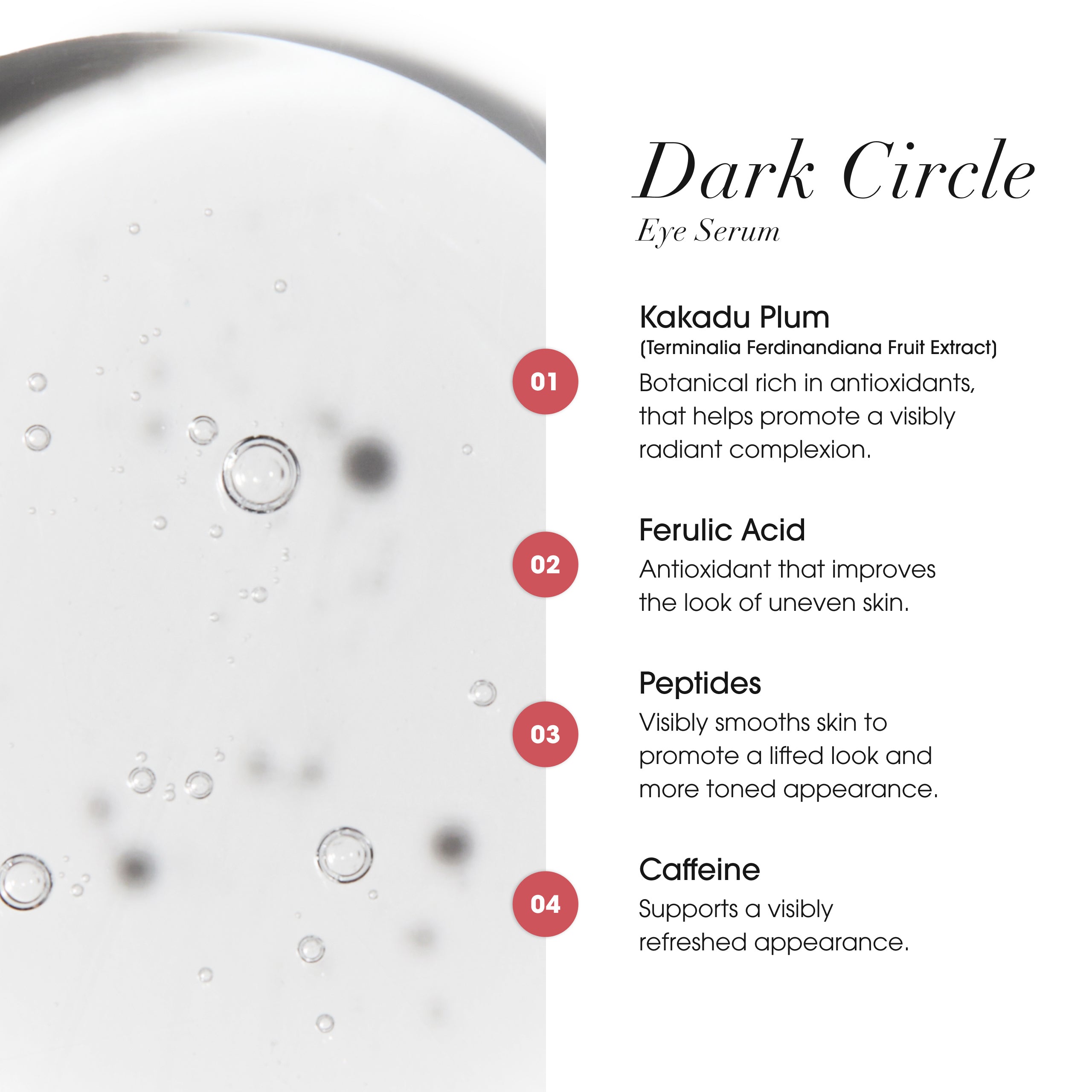 Advanced Clinicals Dark Circle Augenserum Eye Serum Vitamin C
