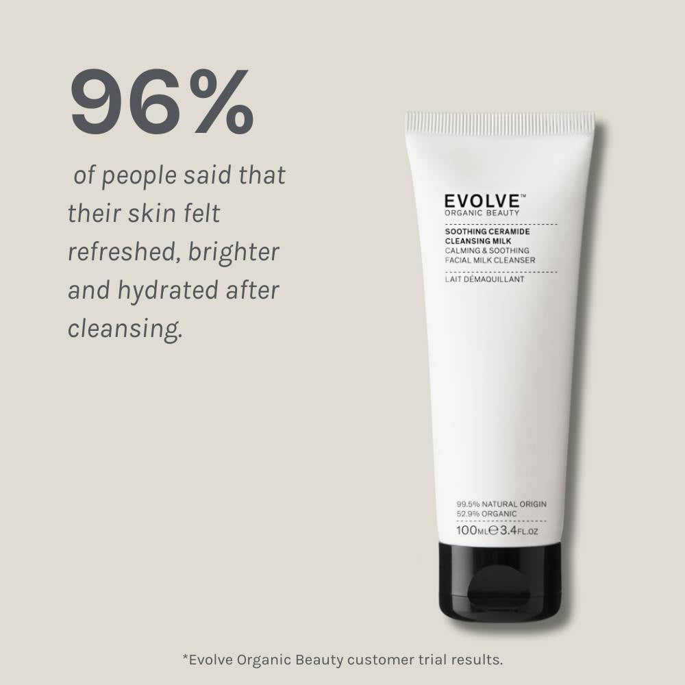 Evolve Organic Beauty Ceramide Reinigungsmilch Travel Size 