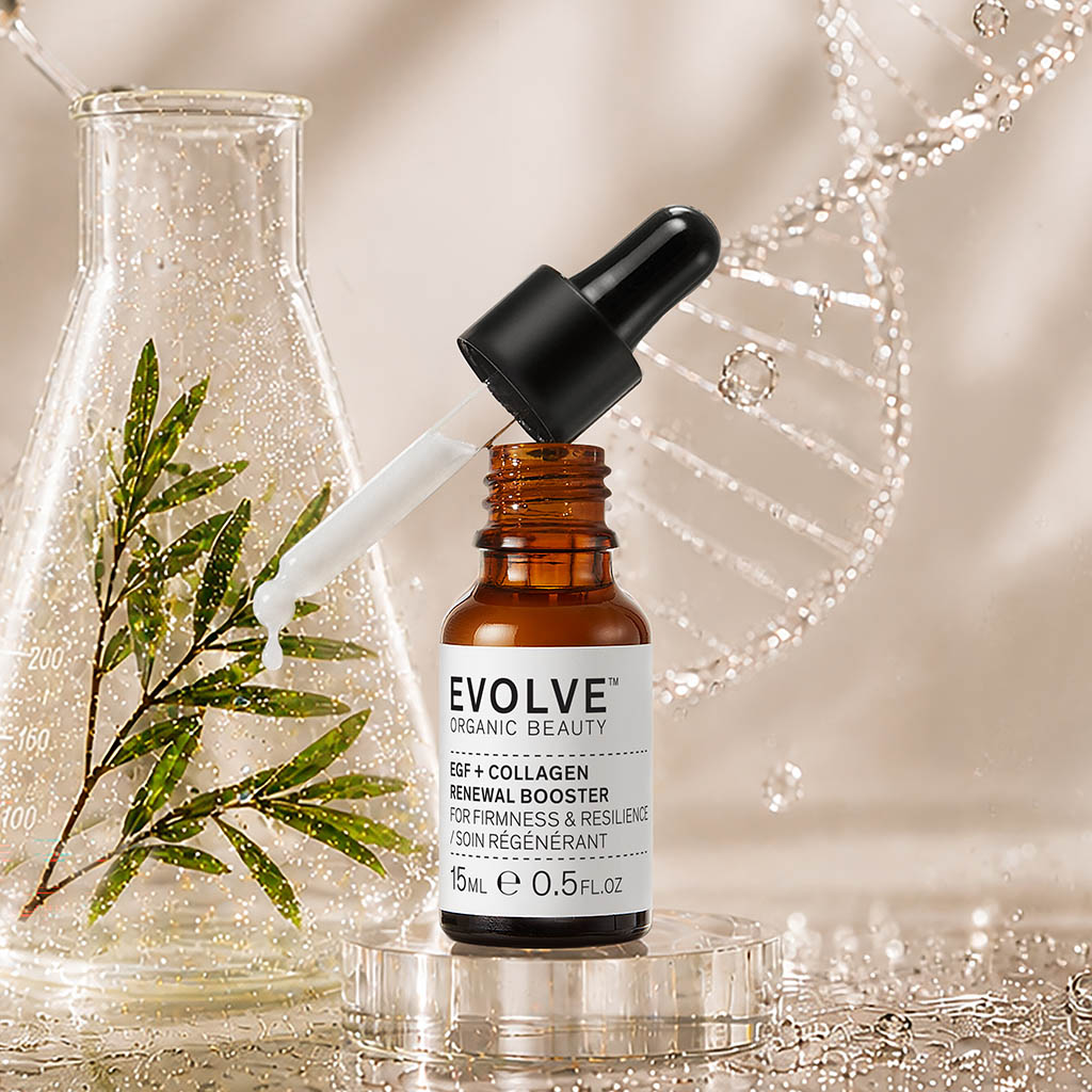 Evolve Organic Face Serums EGF + Collagen Serum trockene Haut