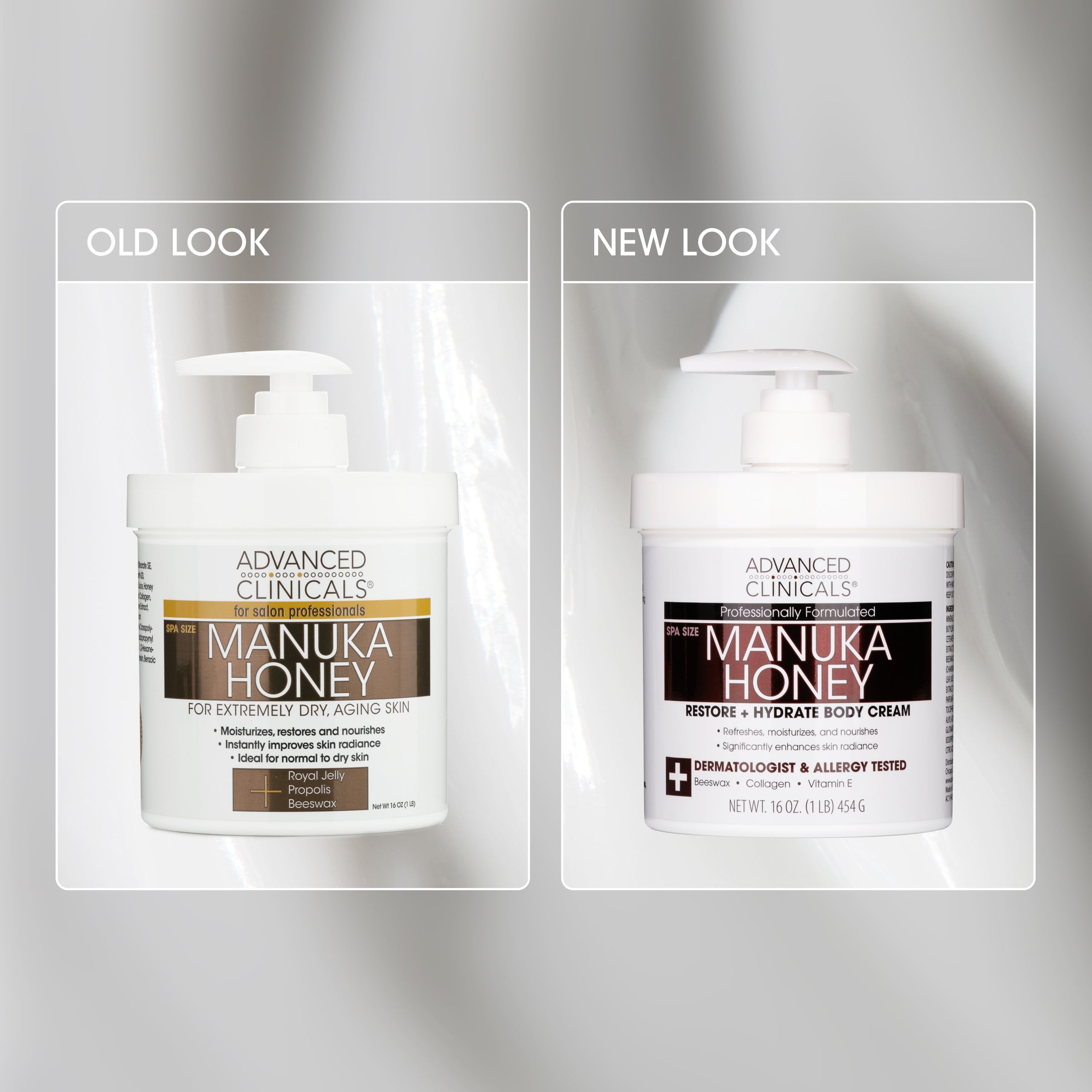 Advanced Clinicals Manuka Honey Körpercreme Trockene Haut