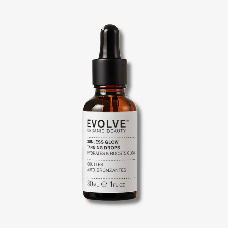 Evolve Sunless Glow Self Tanning Drops Selbstbräuner Gesicht DHA