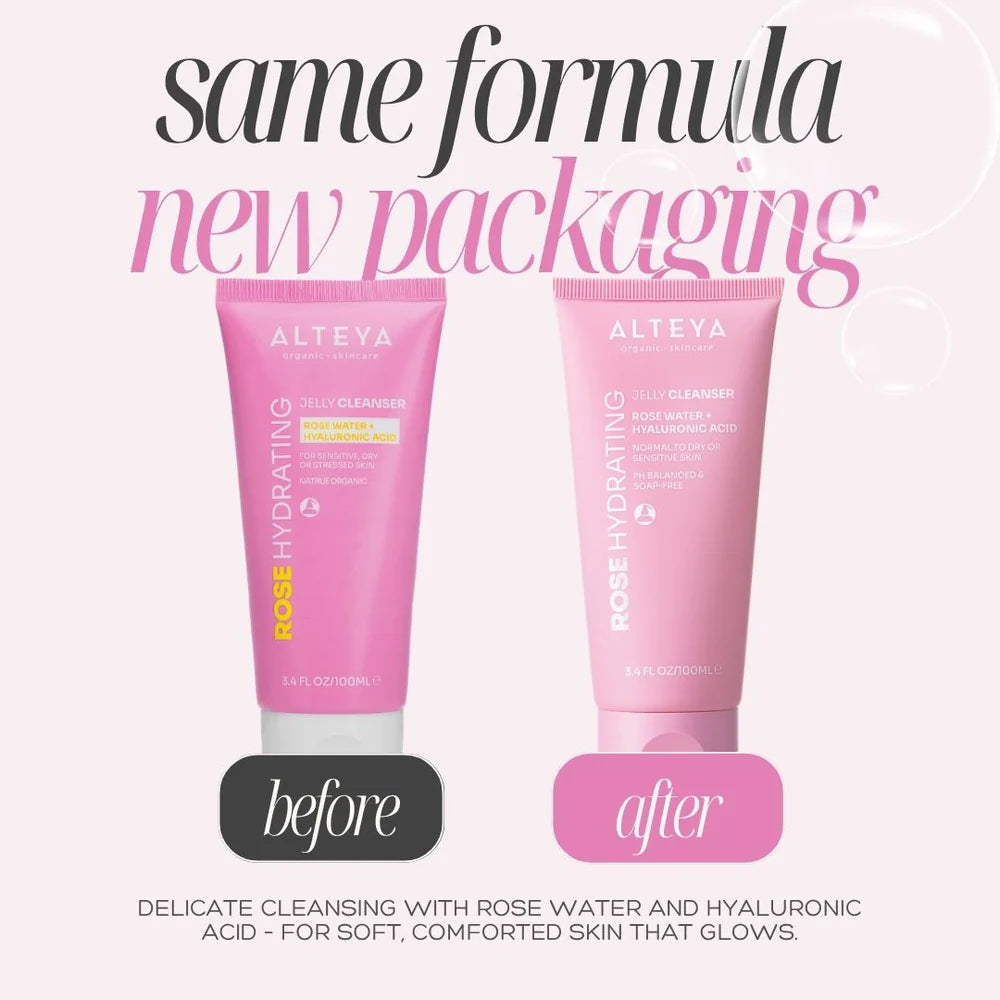 Alteya Pure Rose Hydrating Jelly Cleanser Reinigungsgel 100 ml Hyaluron