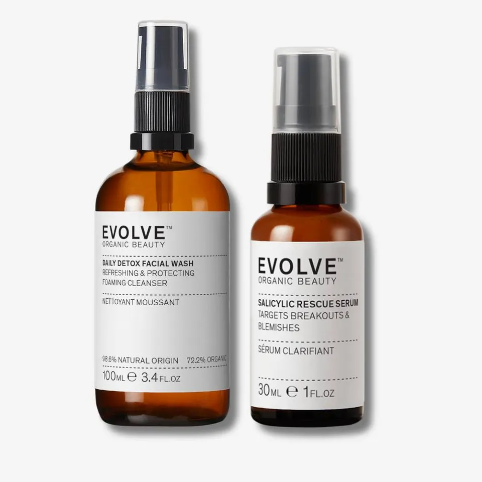 Evolve Organic Beauty Balancing Duo Gesichtspflege Set Mischhaut