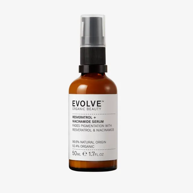 Evolve Organic Resveratrol Niacinamide Gesichtsserum Supersize aufhellend
